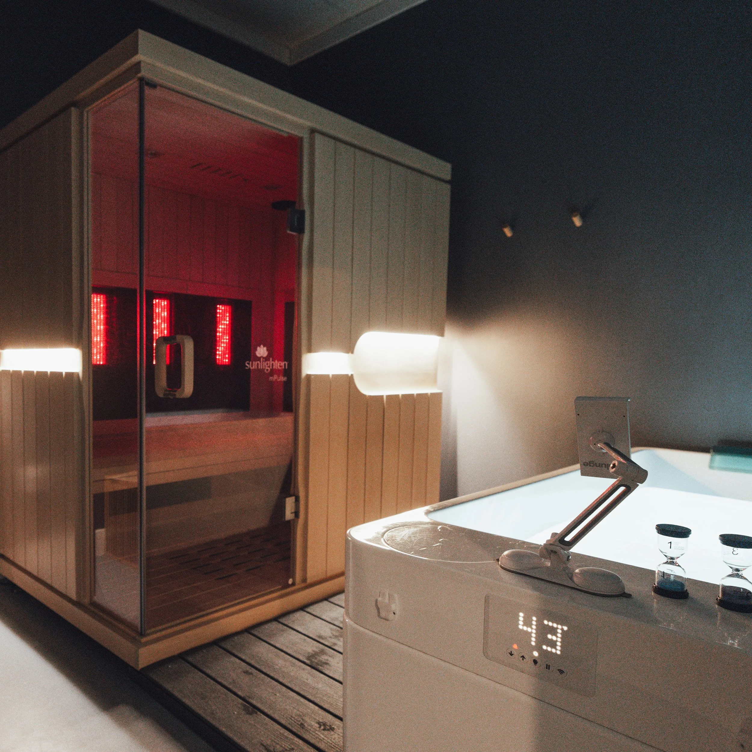 Infrared Sauna and Cold Plunge