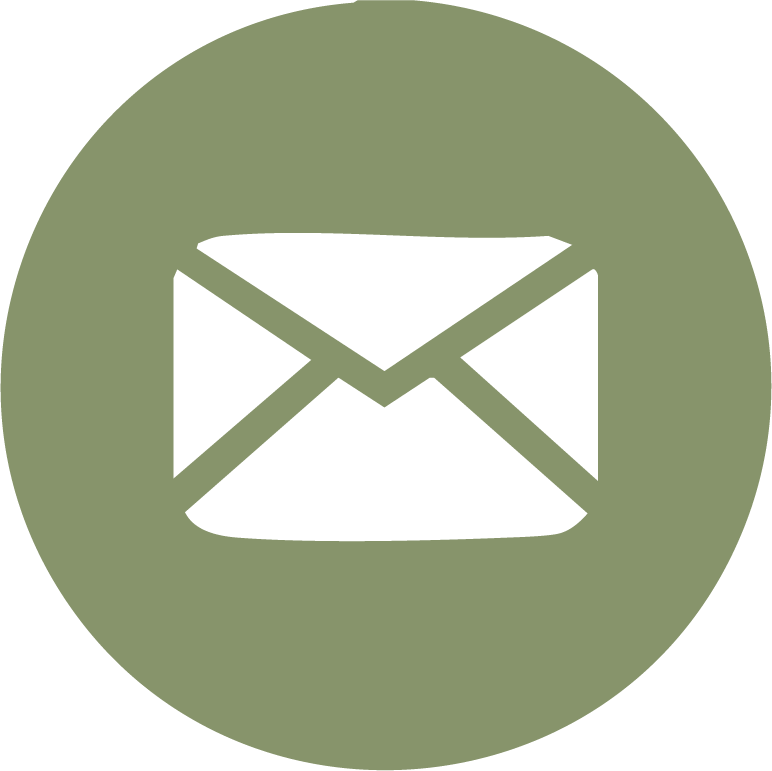 Envelope icon inside a green circle.