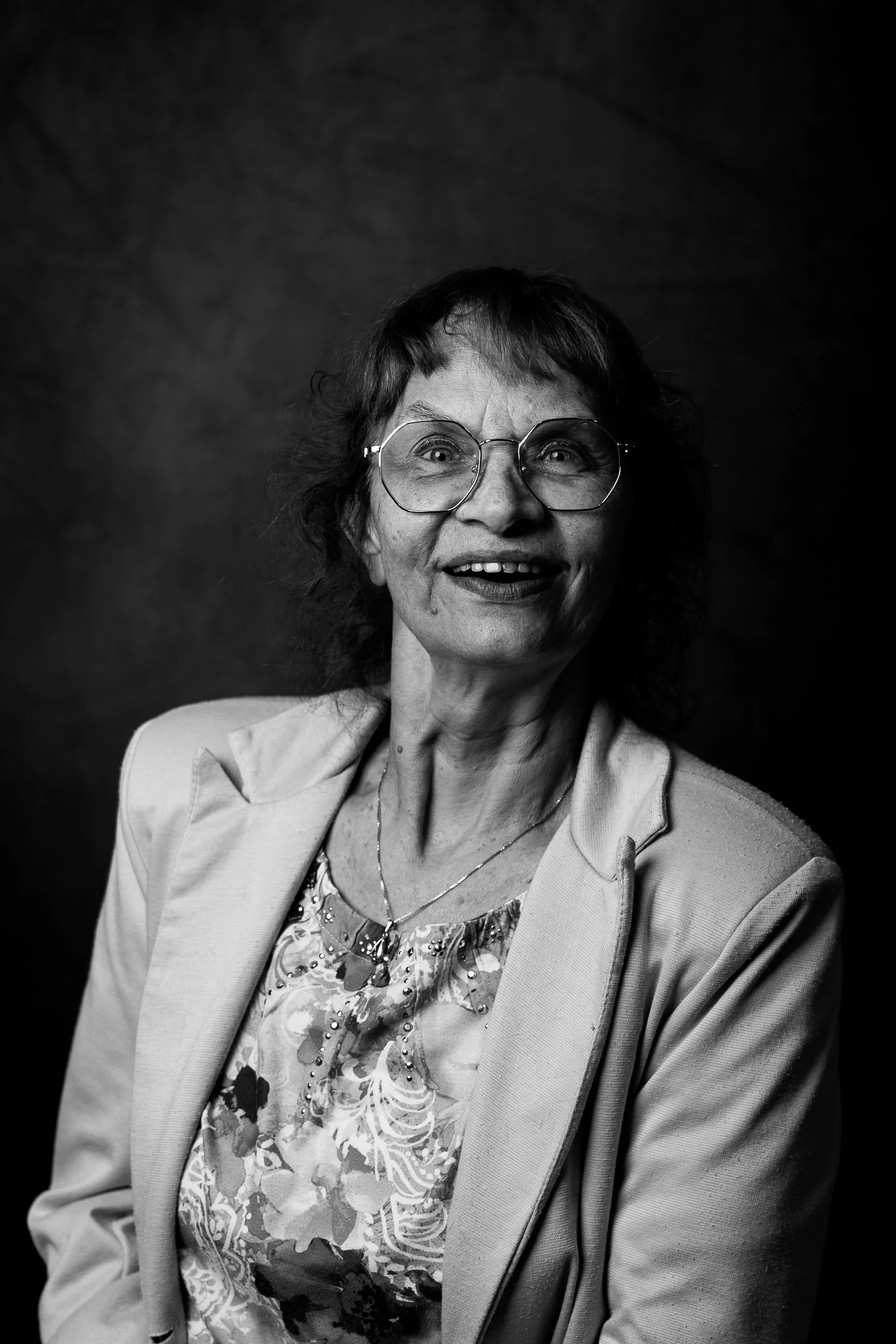 Portret van Ineke Groen- Hoekstra, deelnemer aan Lagu Jiwa, bij de portretgalerij over Indische, Indonesische en Molukse roots.