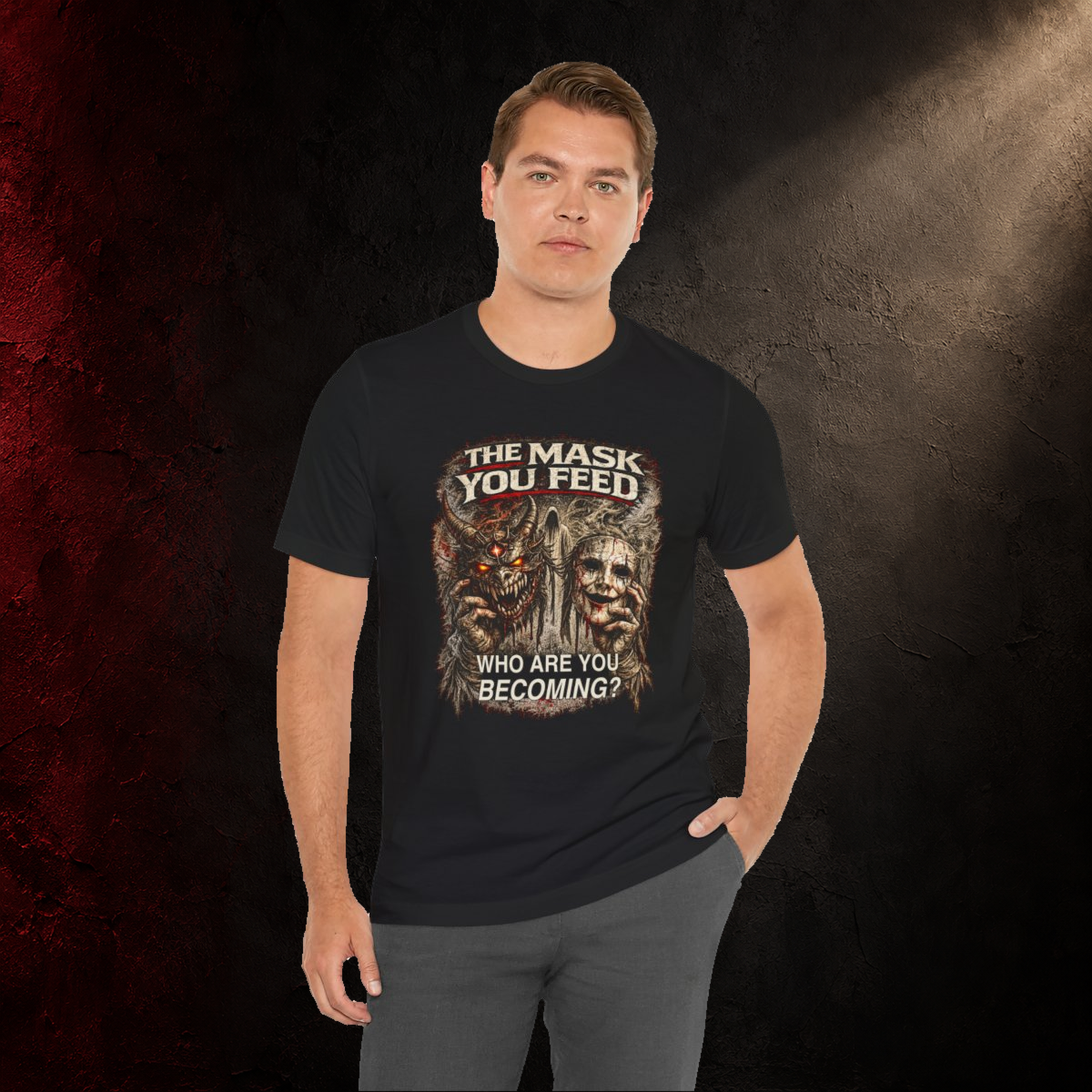 The Mask You Feed — Graphic T-Shirt