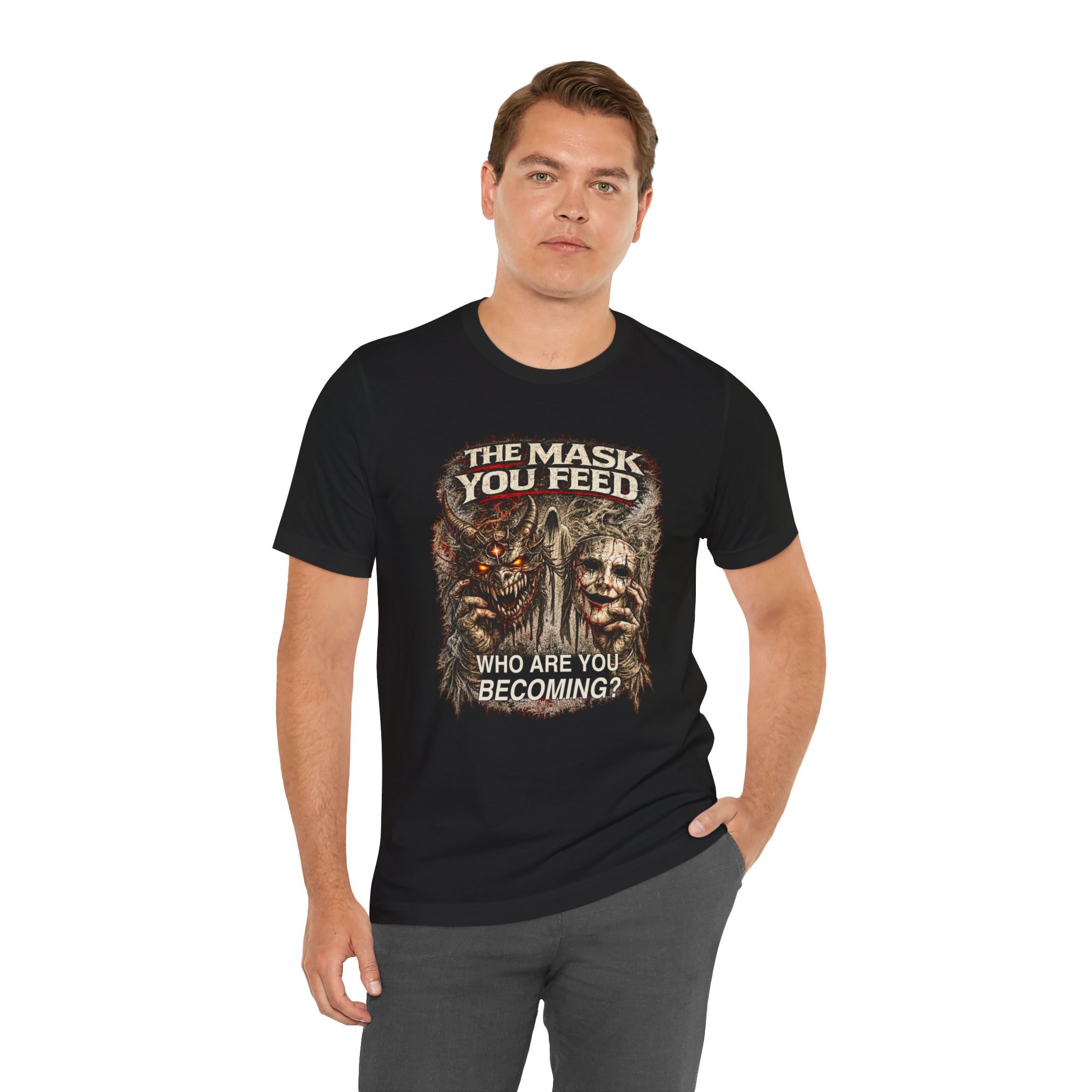 The Mask You Feed — Graphic T-Shirt