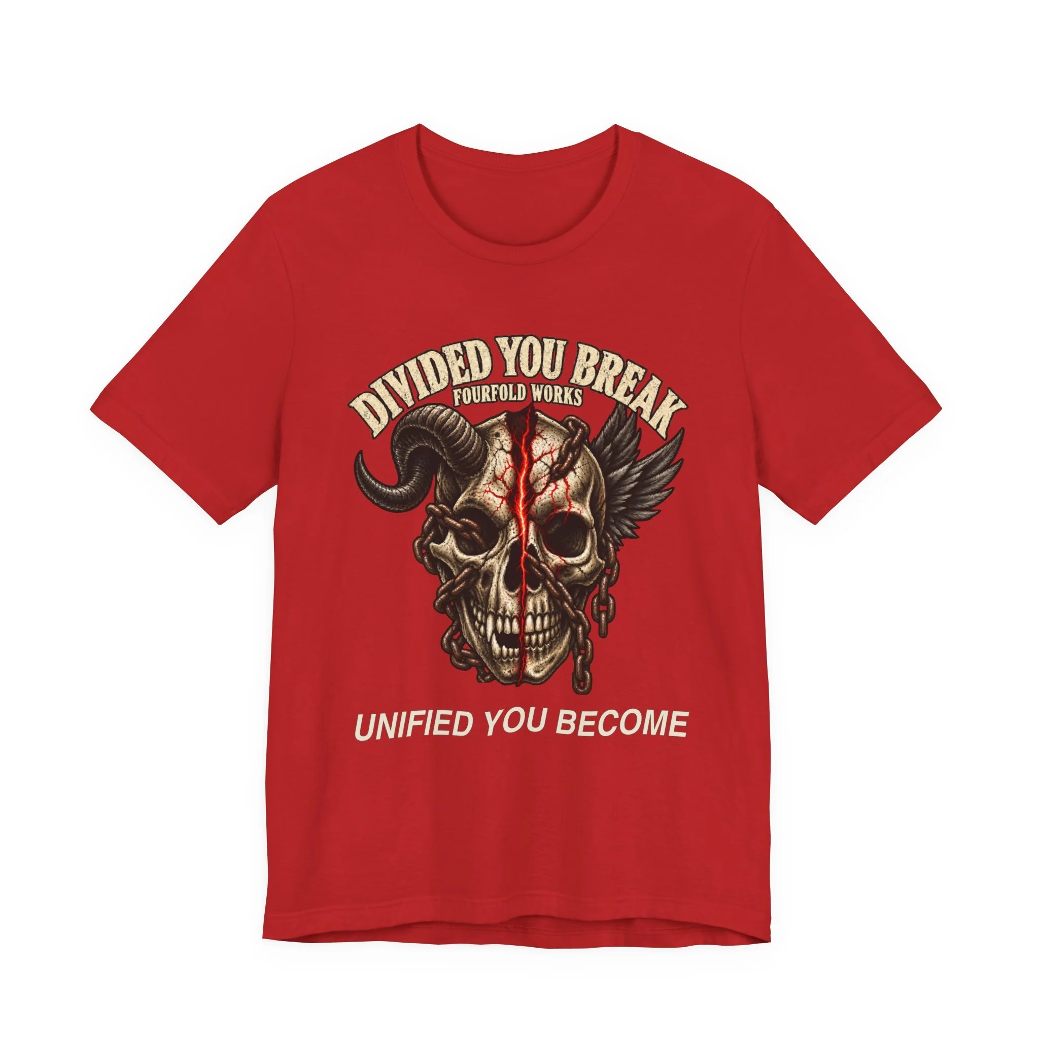 Skull Split — Gothic Graphic T-Shirt