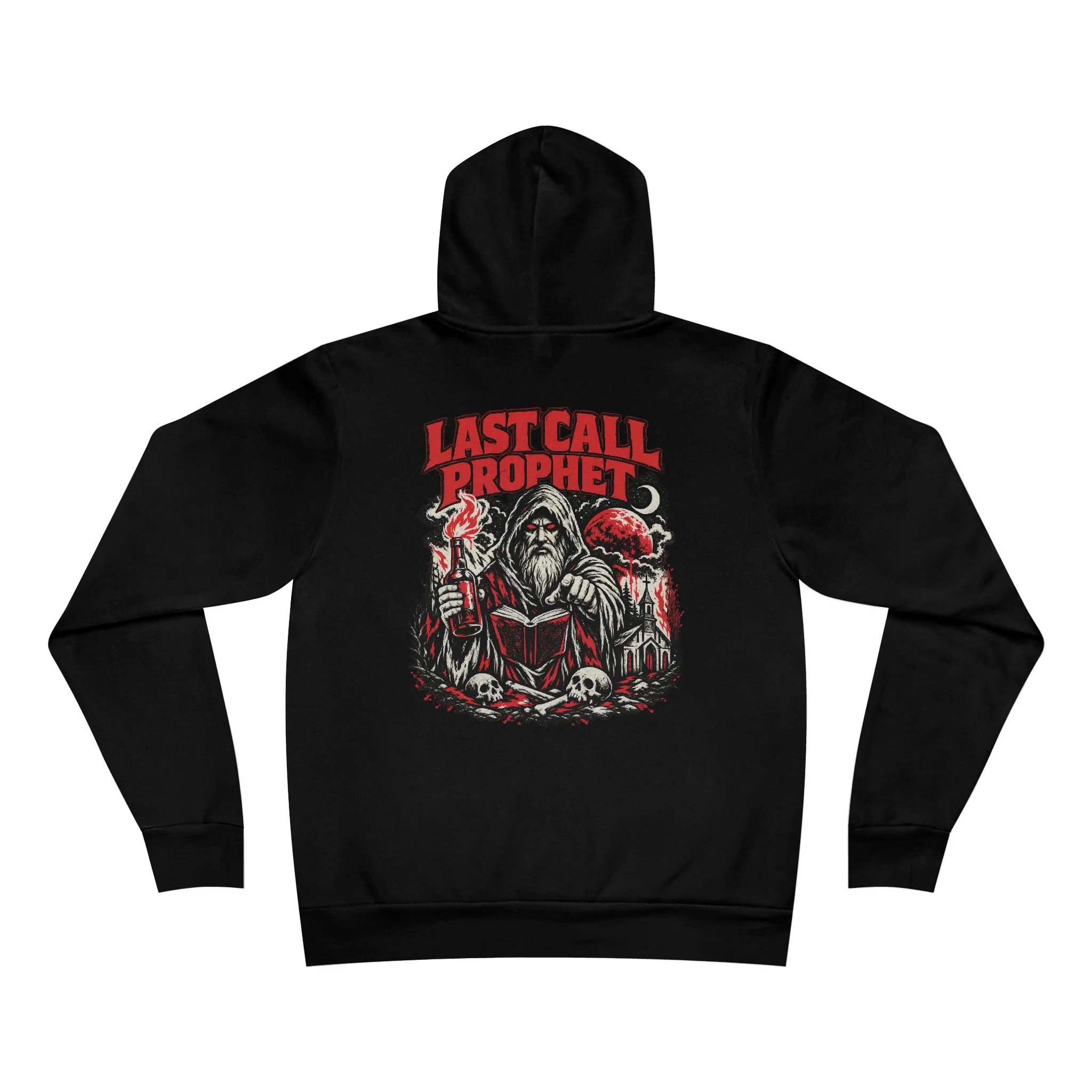 Last Call Prophet — Gothic Graphic Hoodie