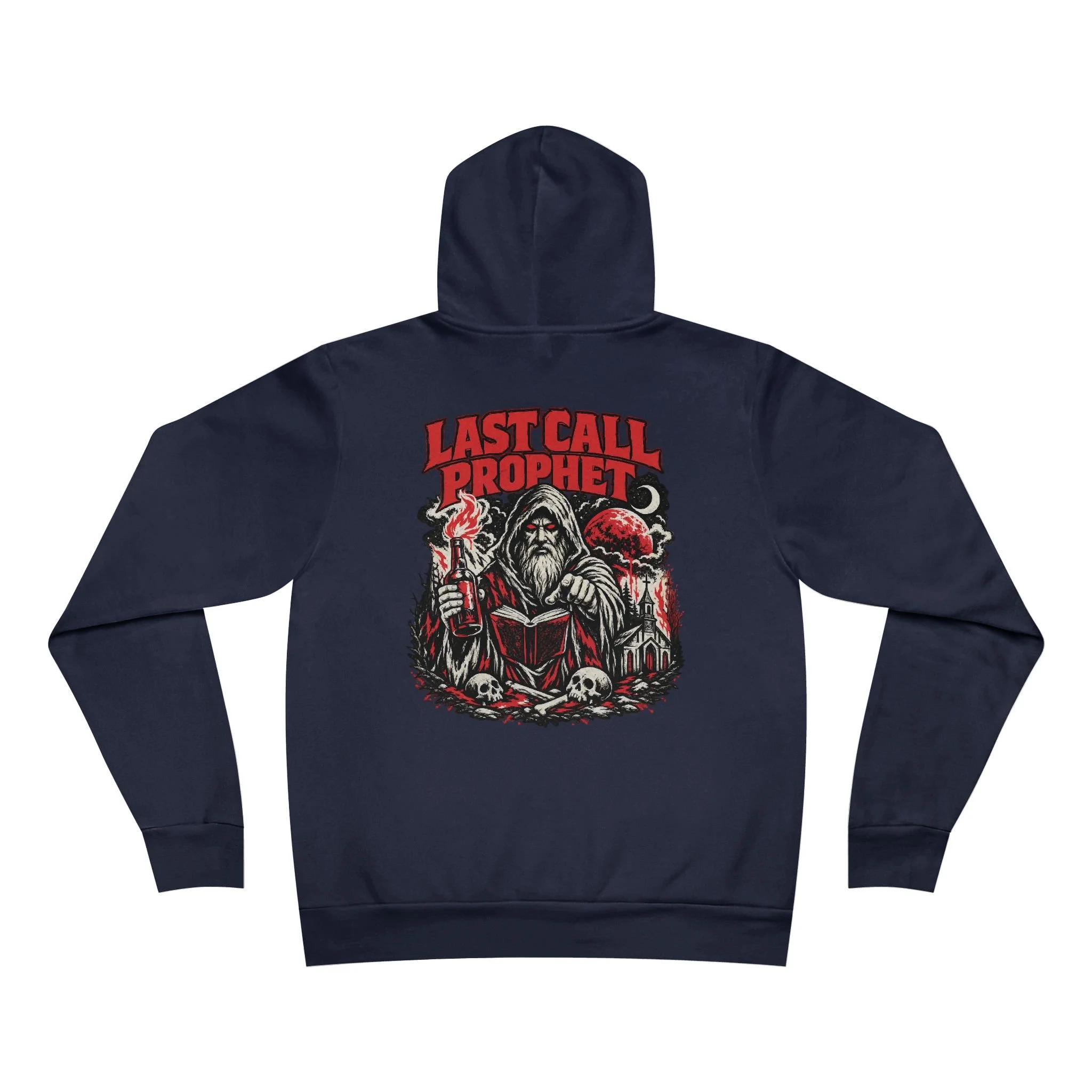 Last Call Prophet — Gothic Graphic Hoodie