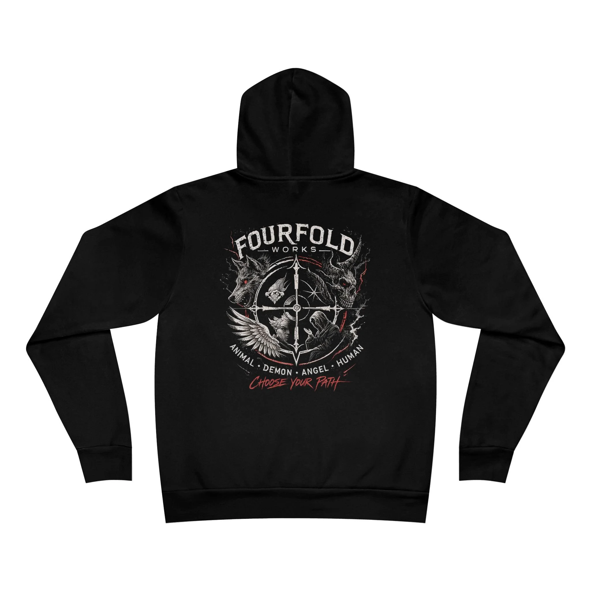 Choose Your Path — Fourfold Works Graphic Hoodie