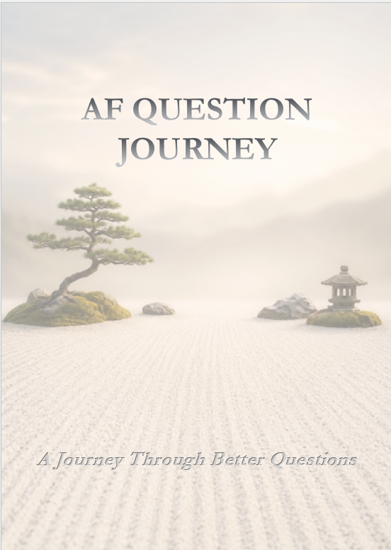Self Reflection Workbook | AF Question Journey | Thought Provoking Questions | Digital Journal PDF