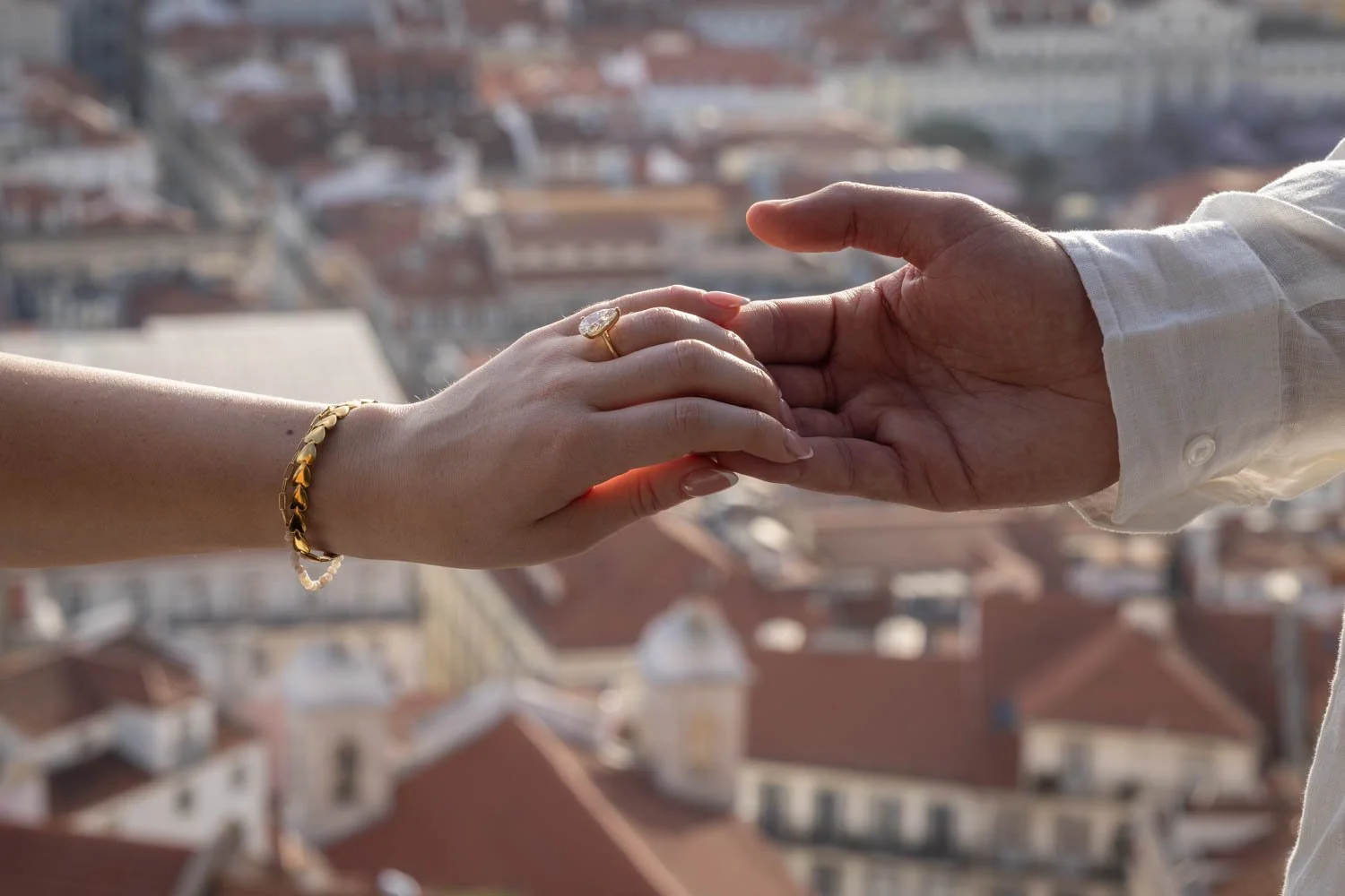 Secret proposal at Lisbon Castle.