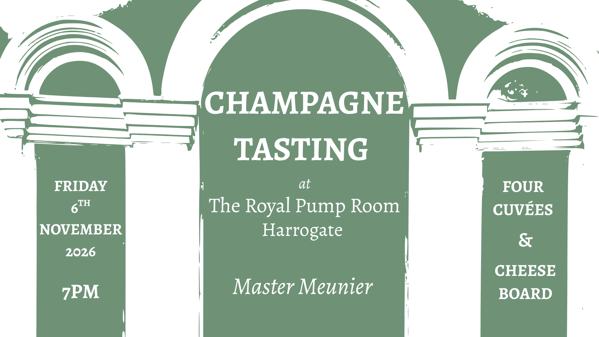Champagne Tasting at The Royal Pump Rooms