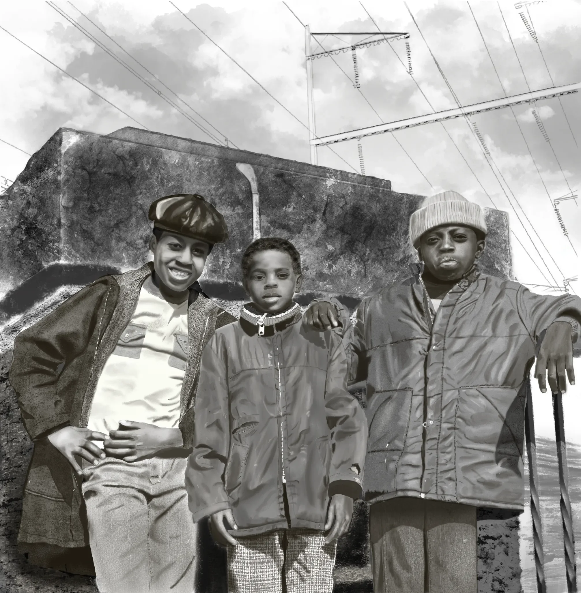 3 Friends | Digital Drawing