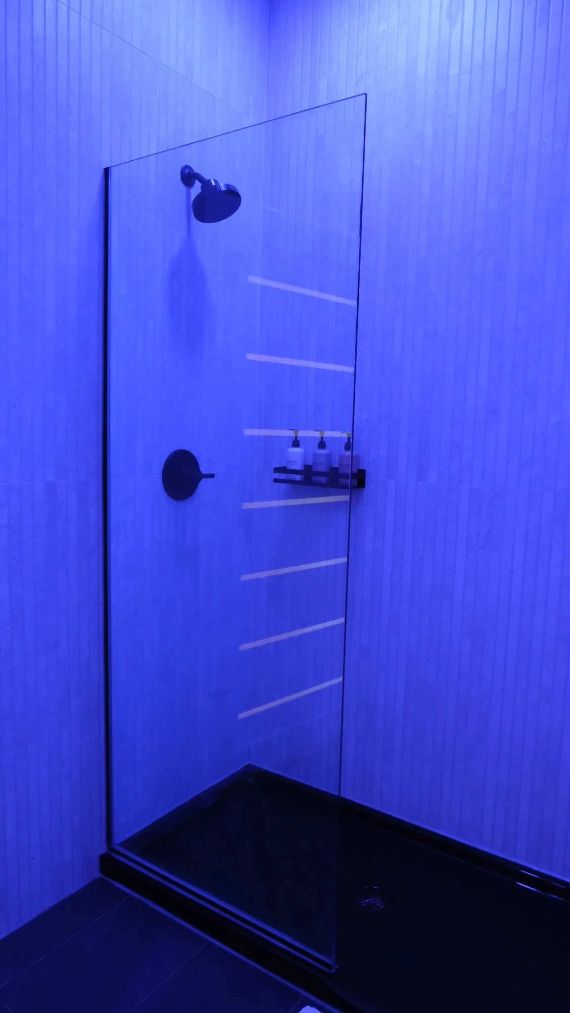 Private shower image at Kontra Baths Sauna and Cold Plunge suite in Long Island
