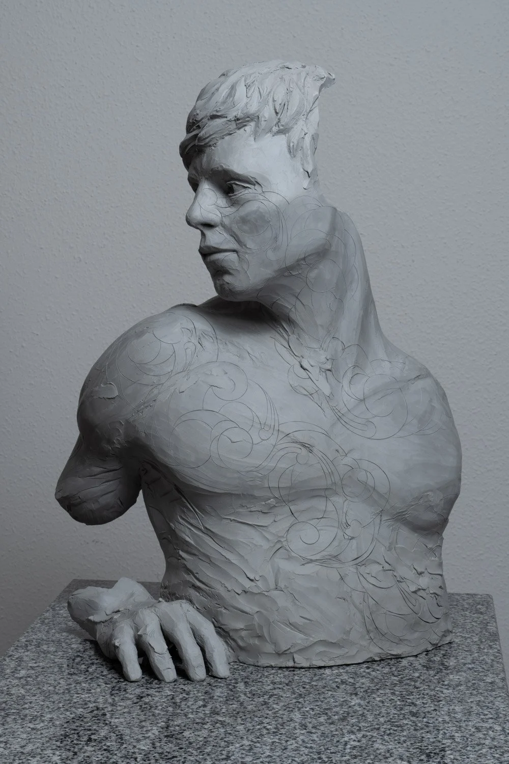 Mask #2, 2026. Ceramics — 57x40x28cm