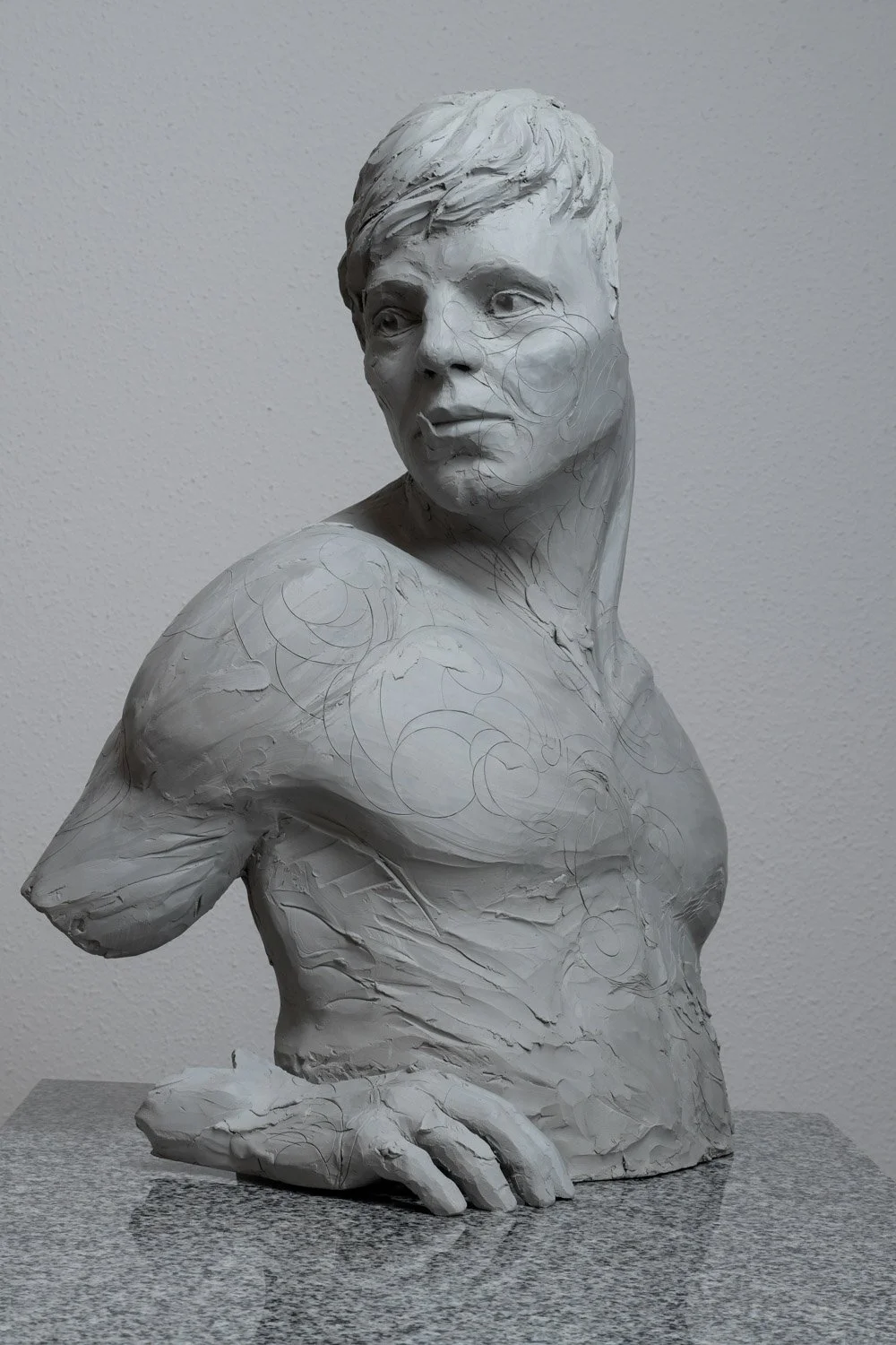 Mask #2, 2026. Ceramics — 57x40x28cm