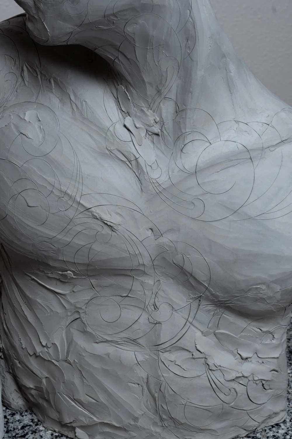 Mask #2, 2026. Ceramics — 57x40x28cm