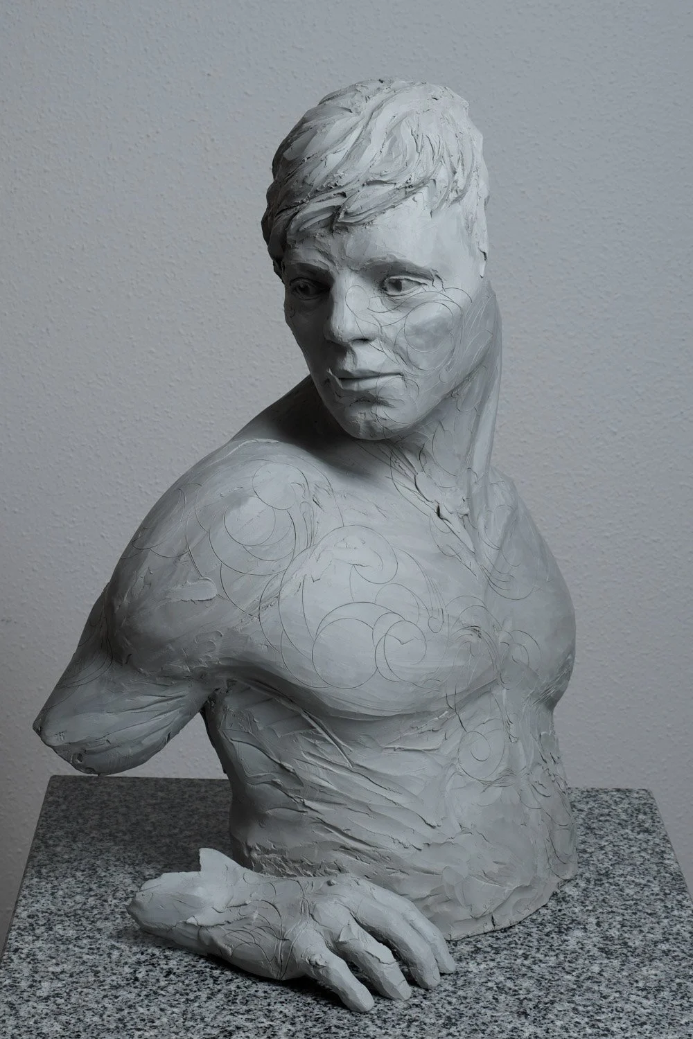 Mask #2, 2026. Ceramics — 57x40x28cm