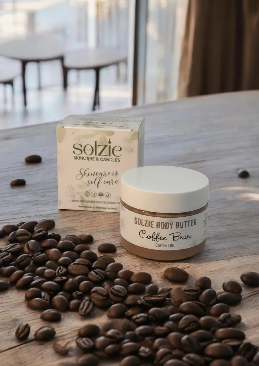 COFFEE BEAN BODY BUTTER.