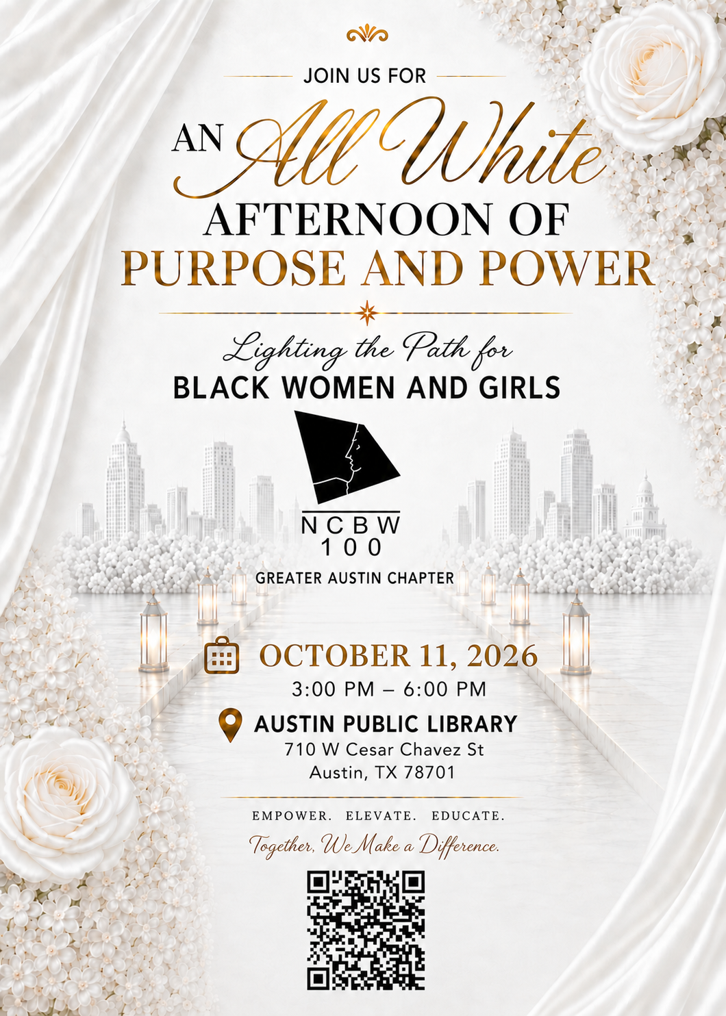 An All White Afternoon of Power & Purpose