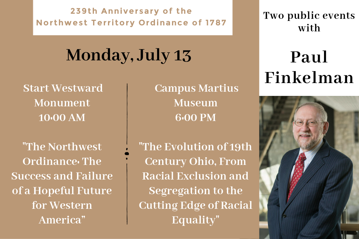 Paul Finkelman at Campus Martius Museum