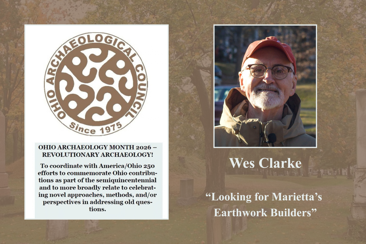 Wes Clarke: “Looking for Marietta’s Earthwork Builders”