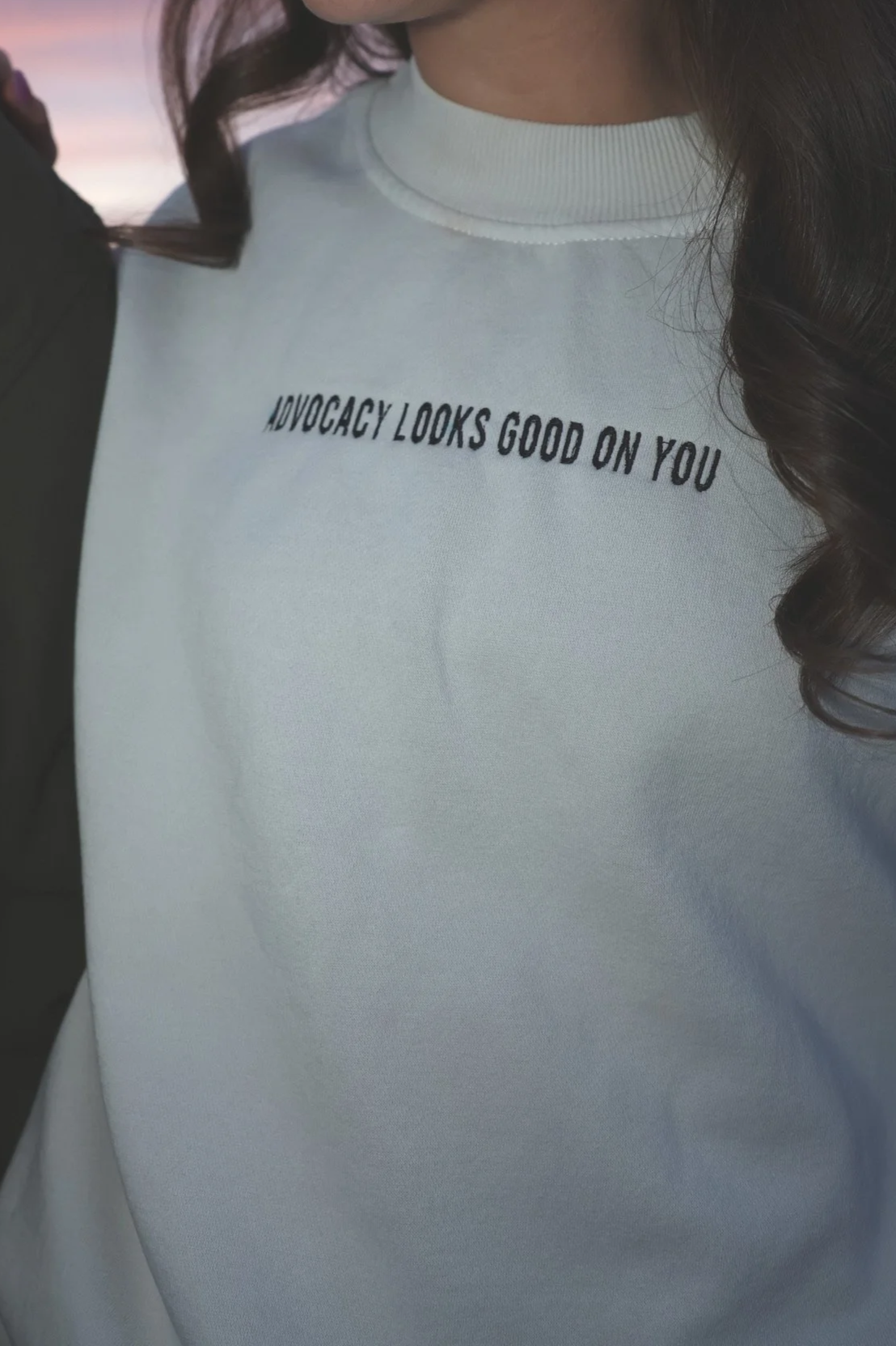 "Advocacy" Mockneck (SILVER)