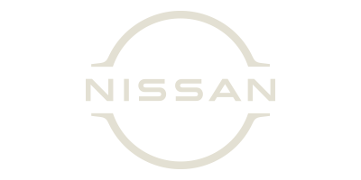 Nissan logo with a beige background.