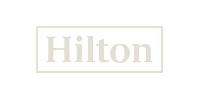 Hilton logo on a white background