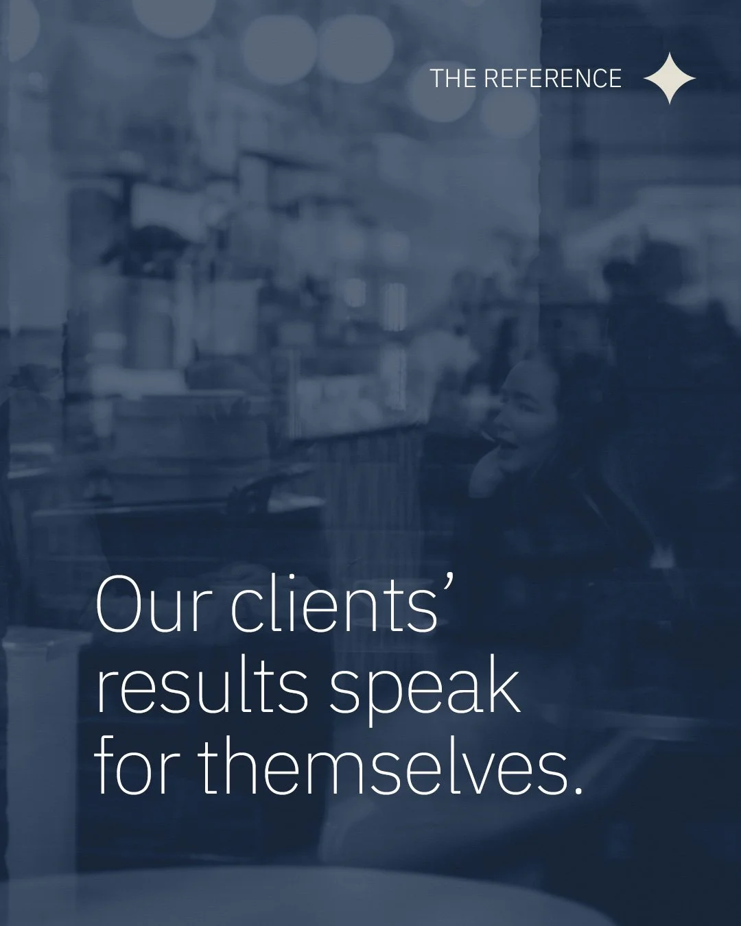 The Reference: Our clients' results speak for themselves.

&ldquo;We have seen significant lifts in ancillary revenue and guest satisfaction when using their tools and program. Their field consultants are professional, positive, and impactful in thei