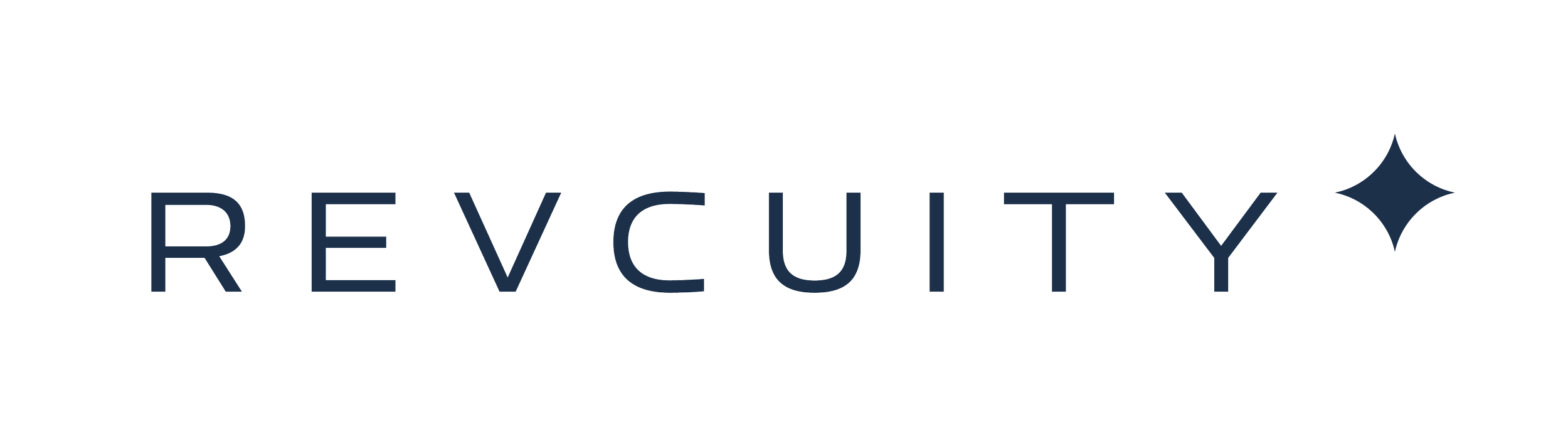 RevutY logo with stylized star symbols