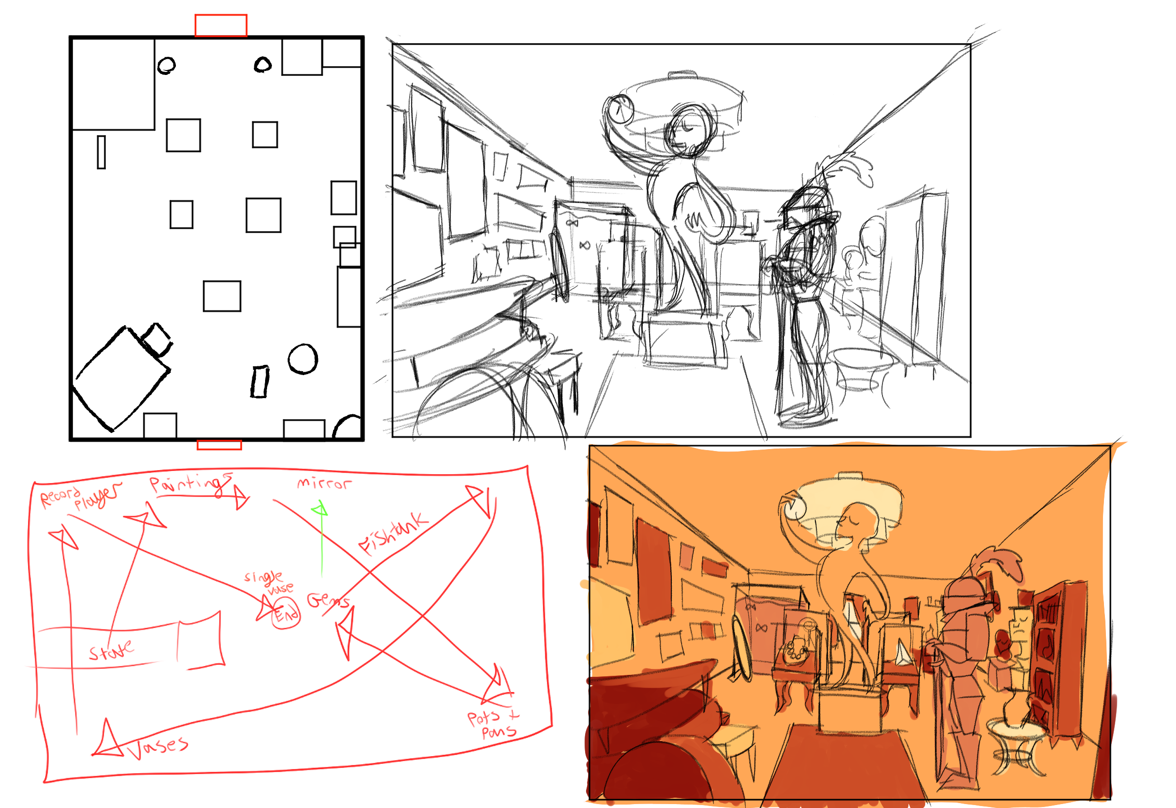 Room concepts and layout plan for MtM
September 2025
ClipStudio Paint