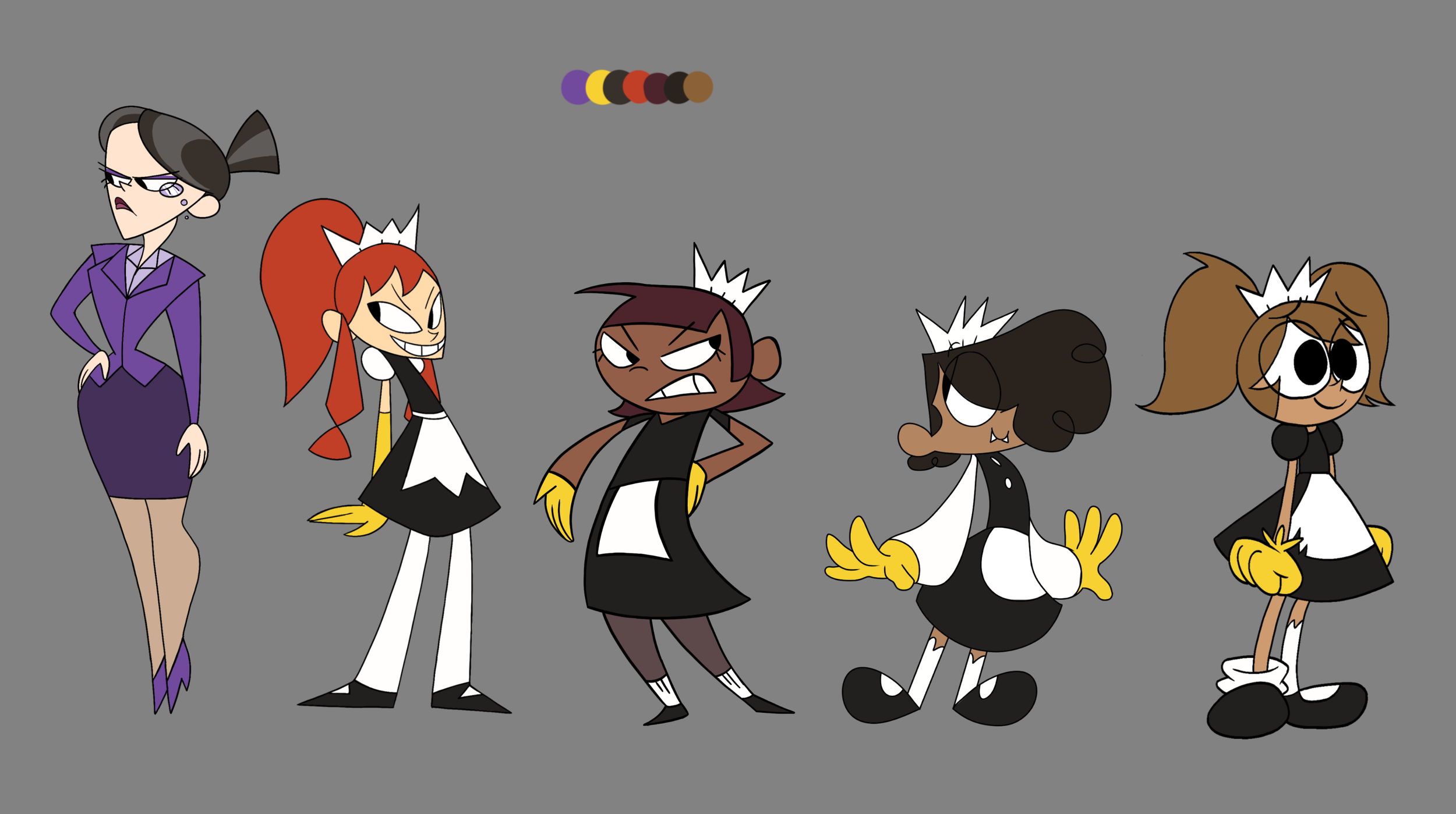 Final Line-up for Messy the Maid
November 2025
ClipStudio Paint and Photoshop