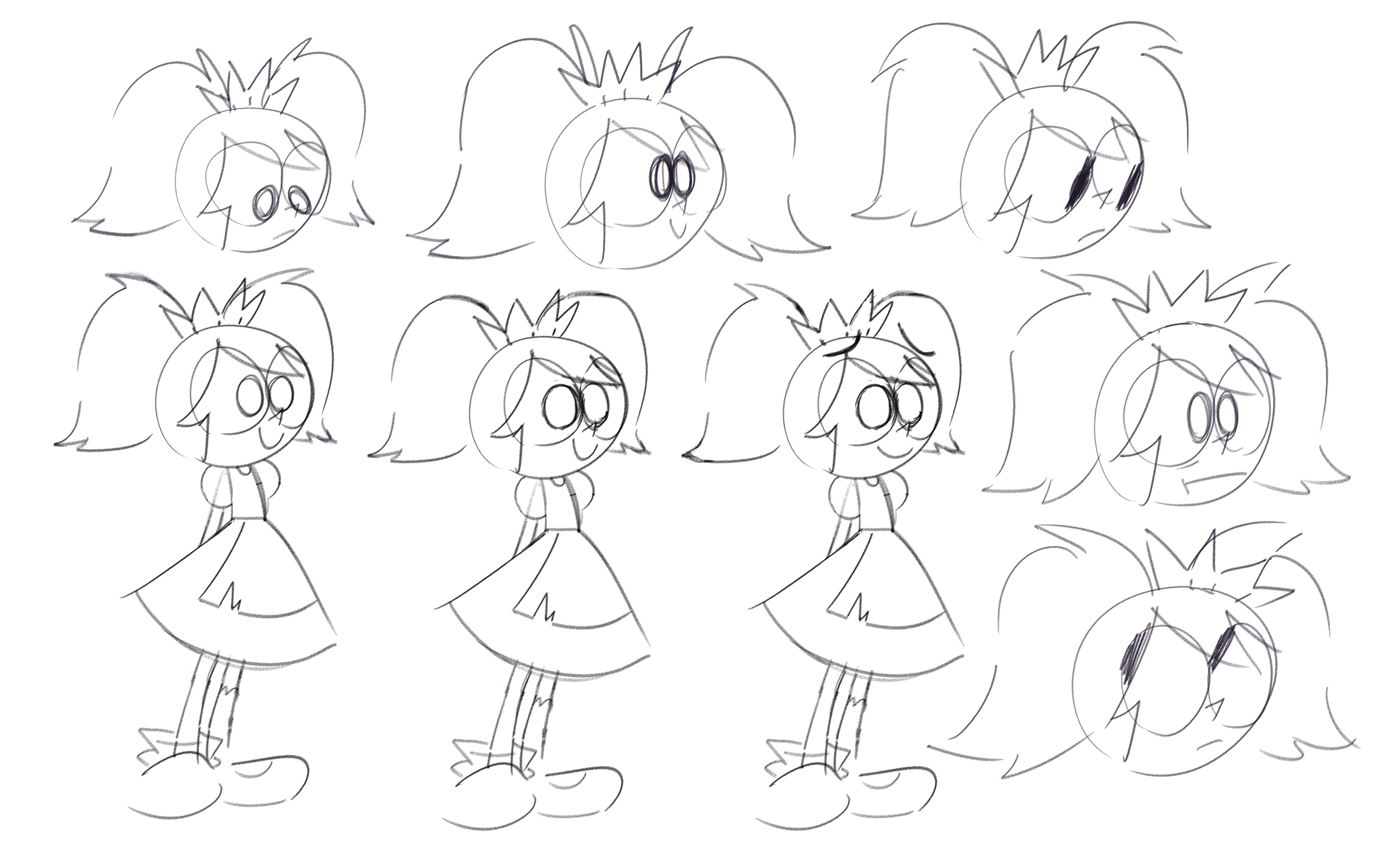 (Continued) Concepts of final redesign for Messy V.3
November 2025
ClipStudio Paint