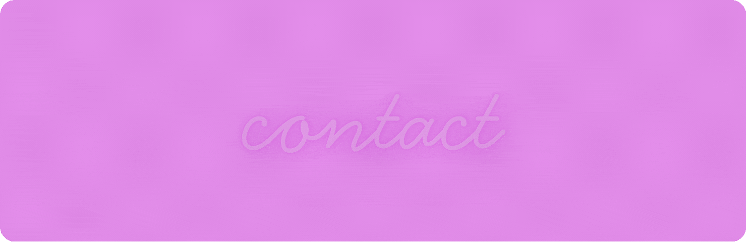 Light purple background with the word 'contact' written in cursive, semi-transparent, centered.