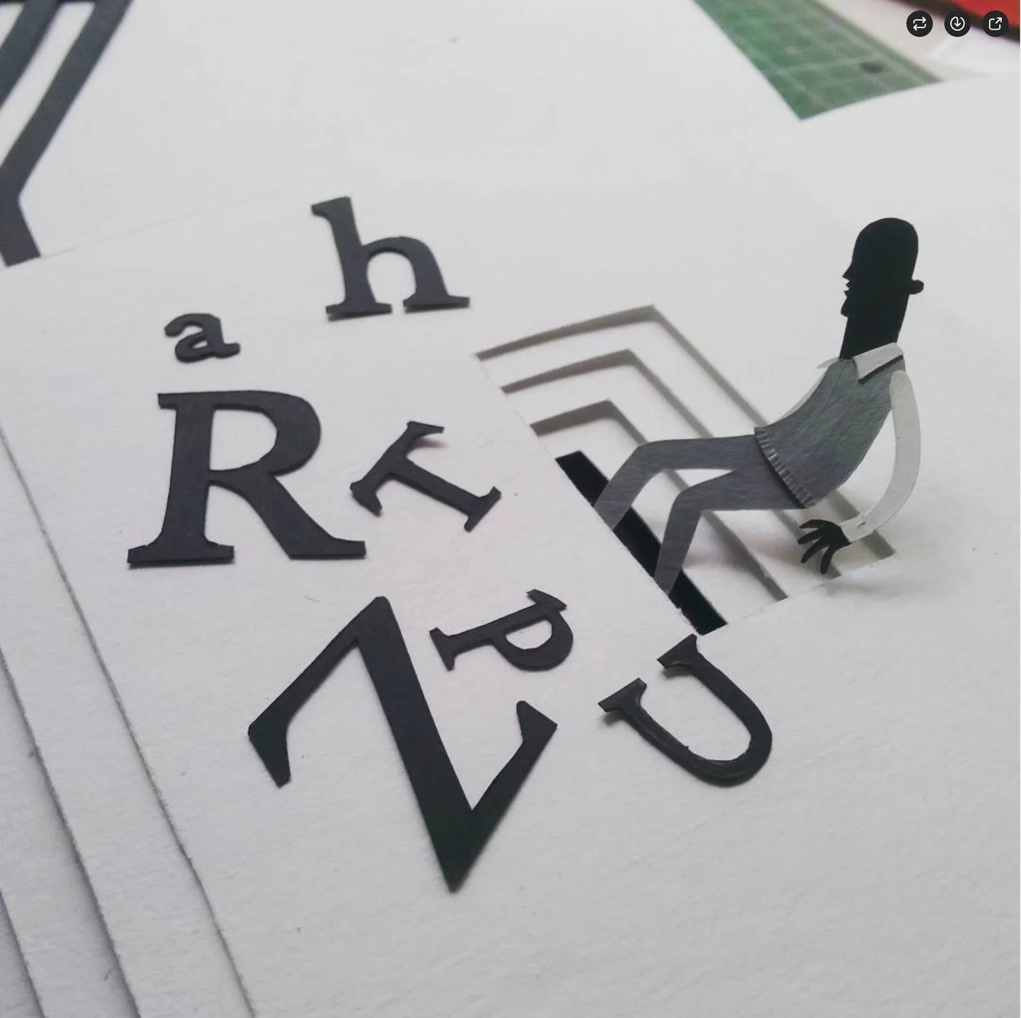 Photo dump of several papercutting pieces. For Posters, animation, and pieces that were on sale.