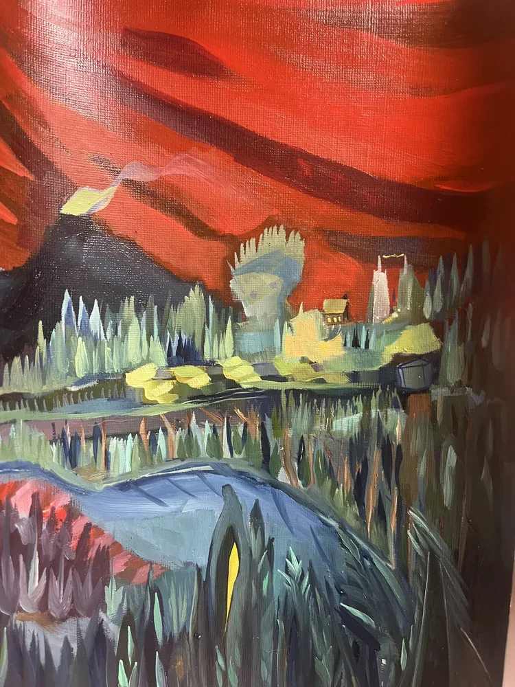 8x10, oil on paper, 2024
