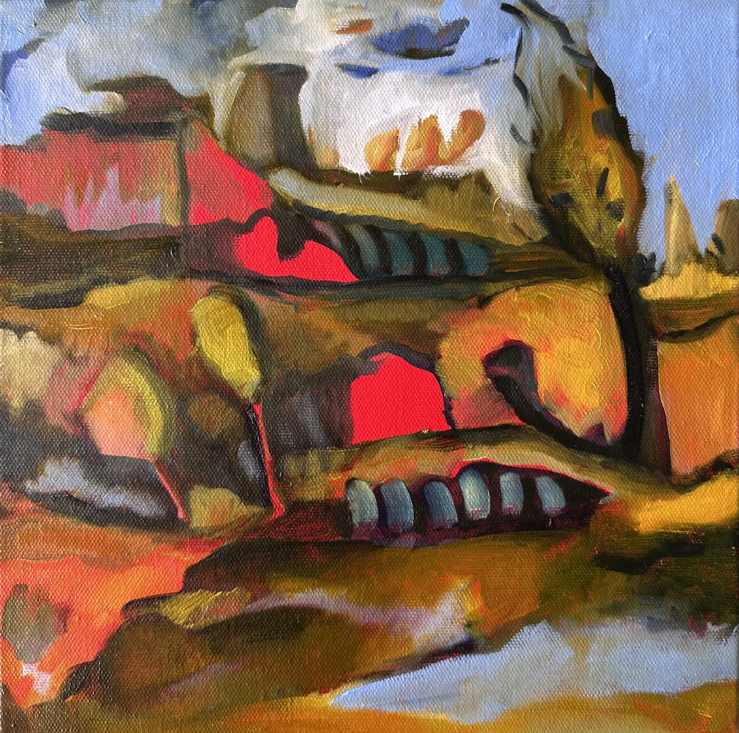 10x10, oil on canvas, 2025