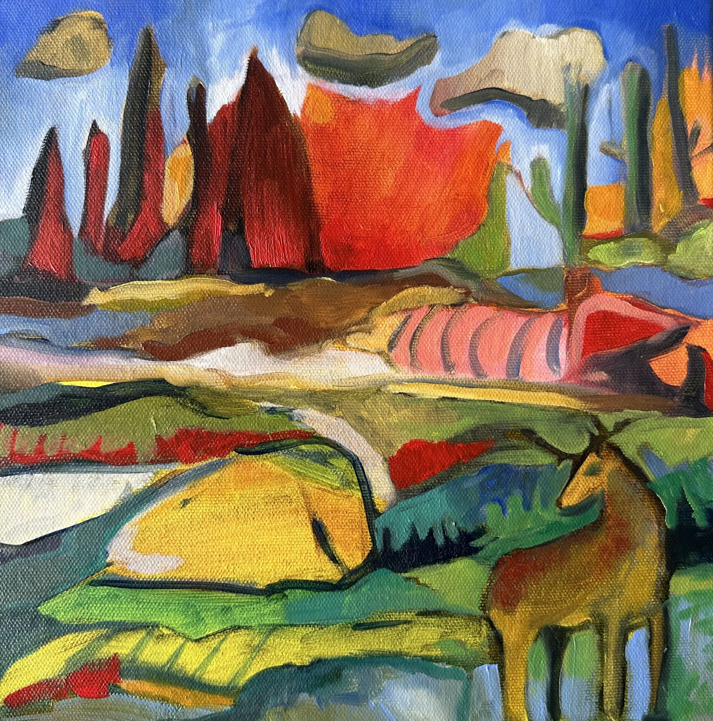10x10", oil on canvas, 2025