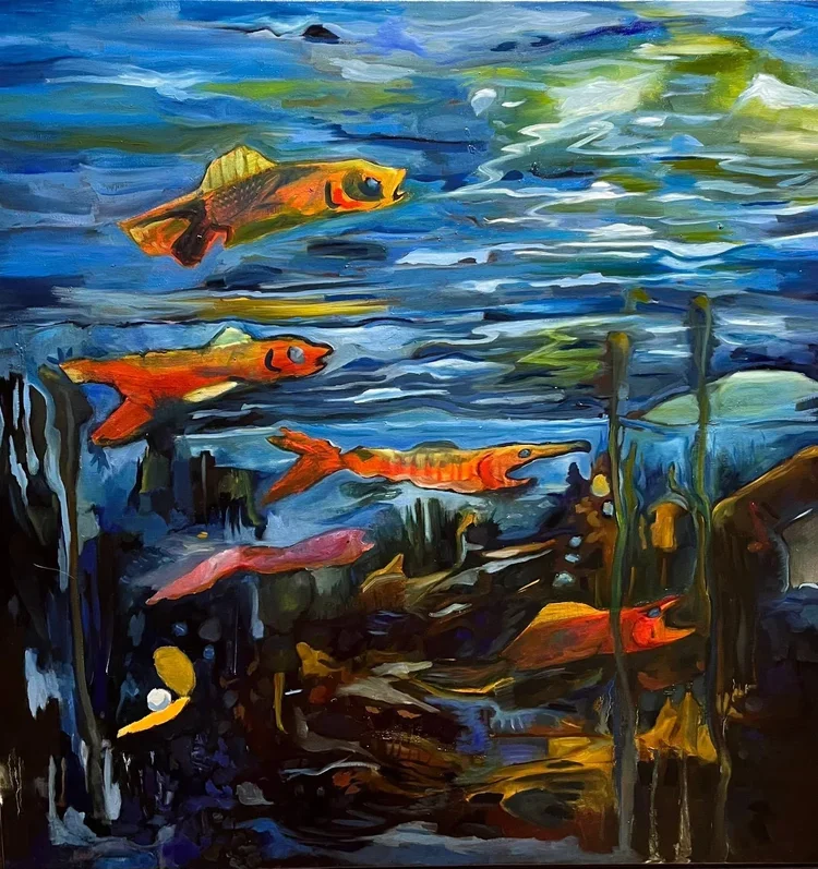 36x36", oil on canvas, 2024