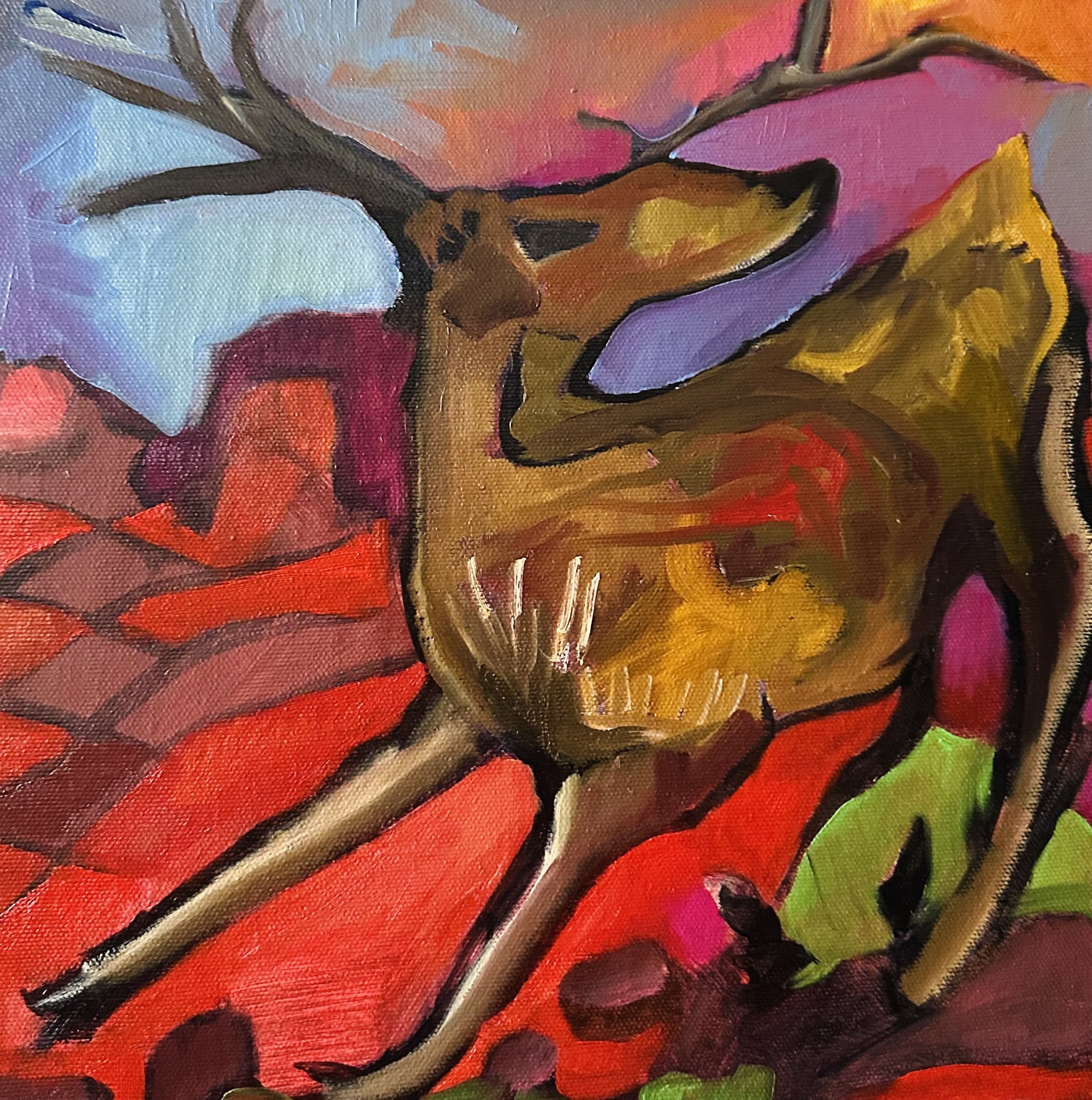 10x10, oil on canvas, 2025