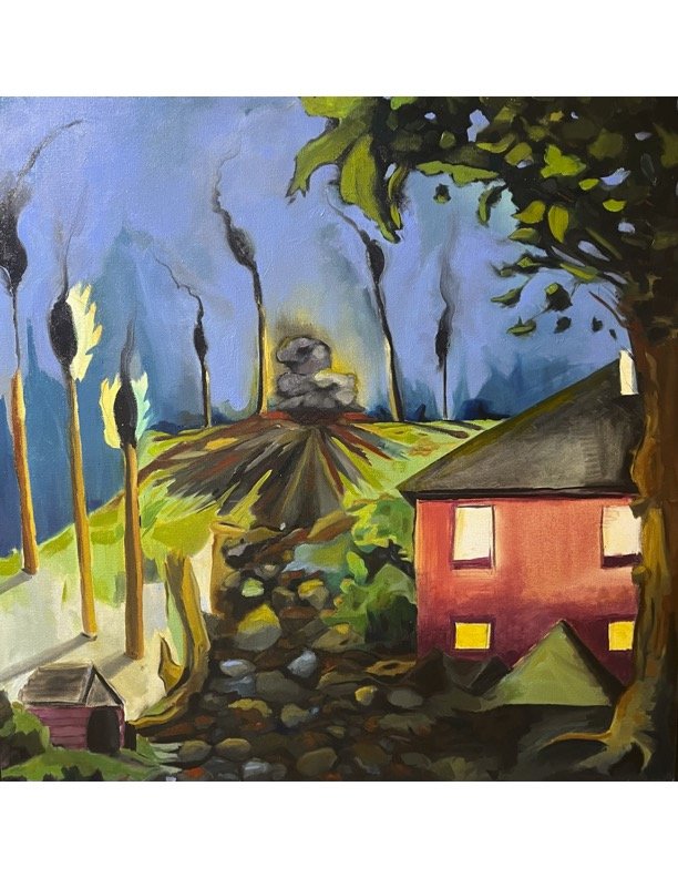 30x30 in, oil on canvas, 2024