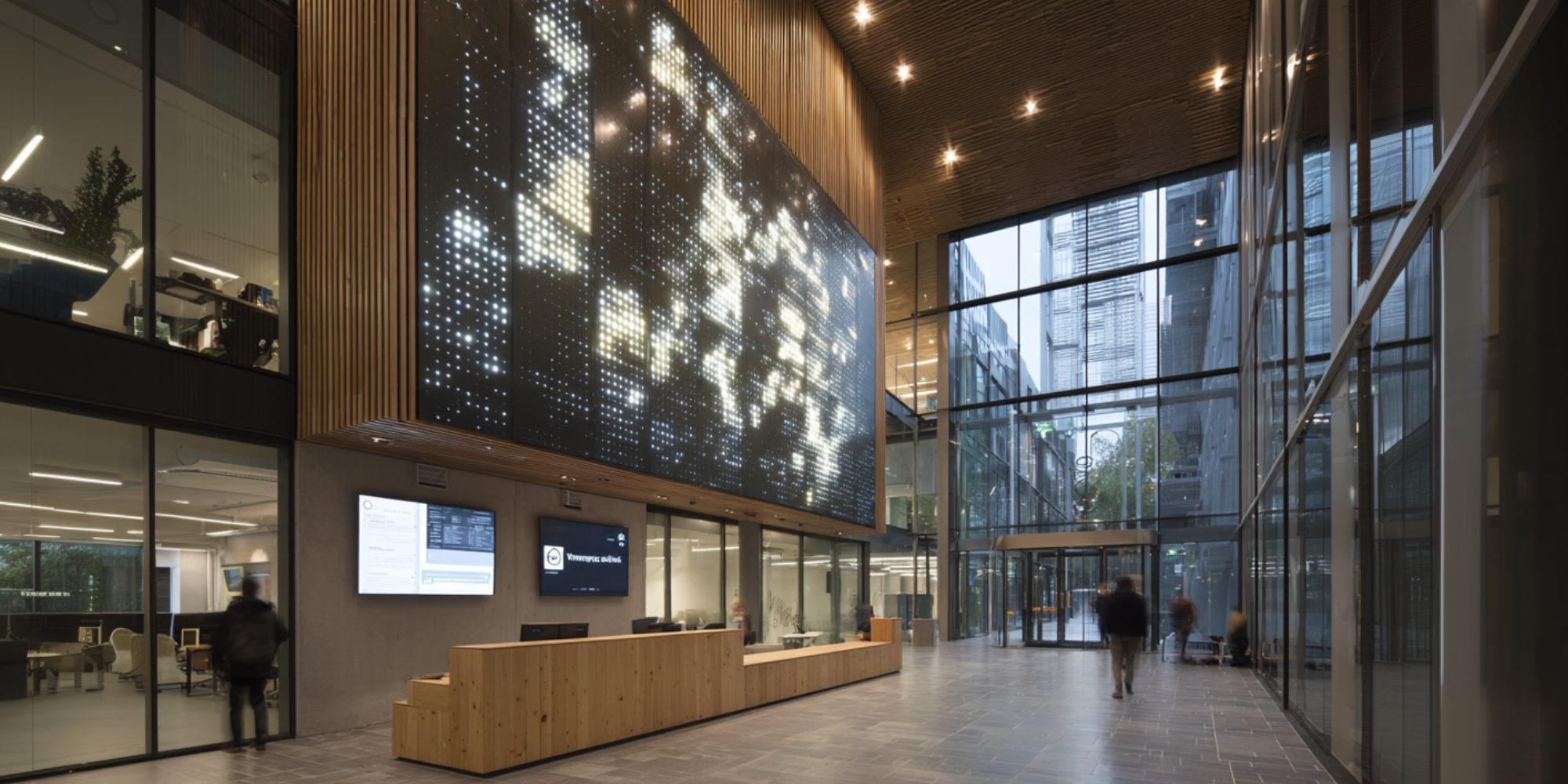 Interactive foyer insttallation