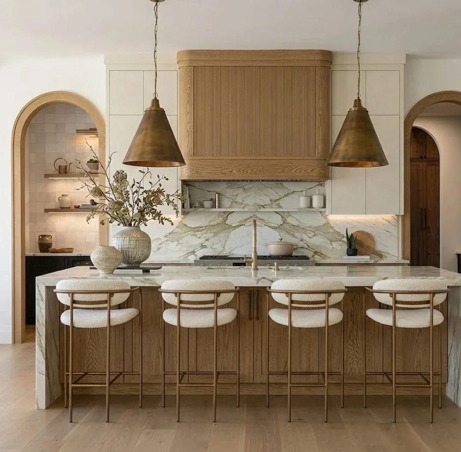 Warm Transitional Kitchen Remodel by Crew Collective Design project photo