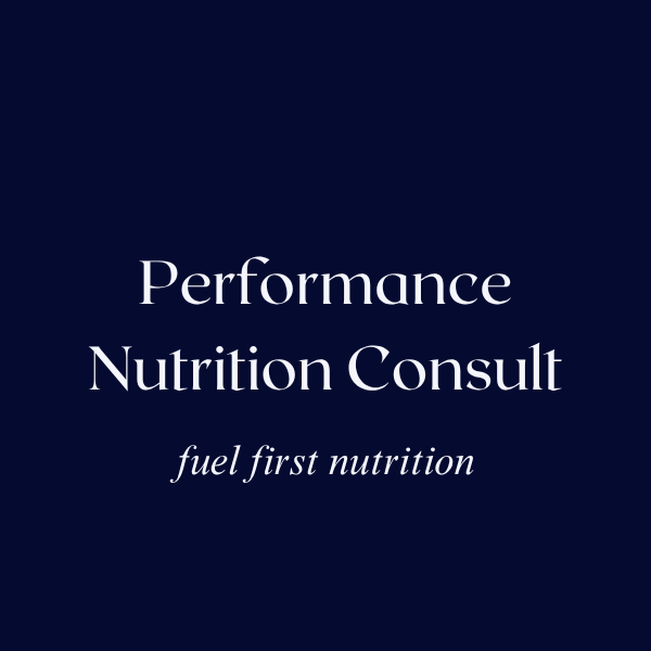 Performance Nutrition Consult