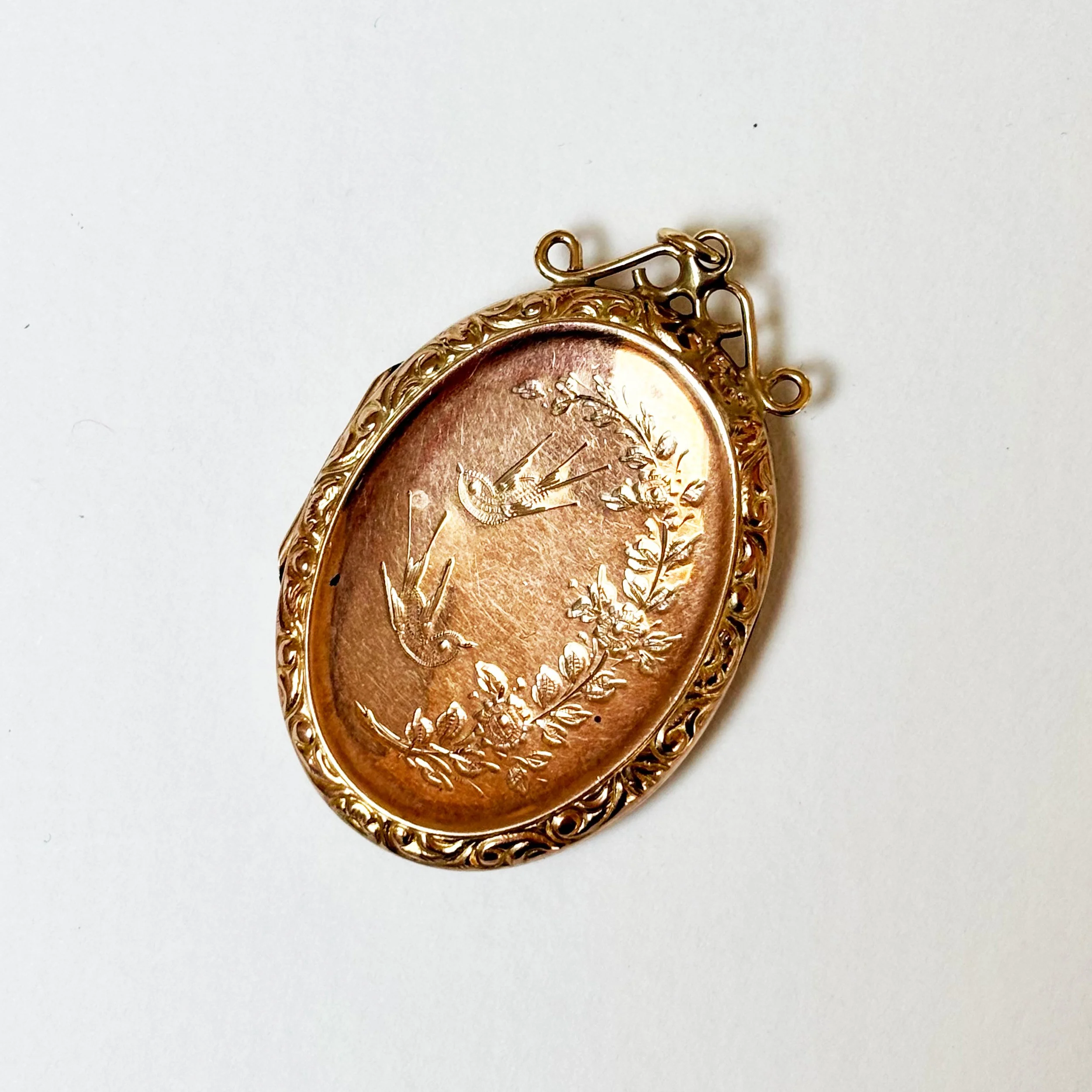 Victorian Rose Gold Locket