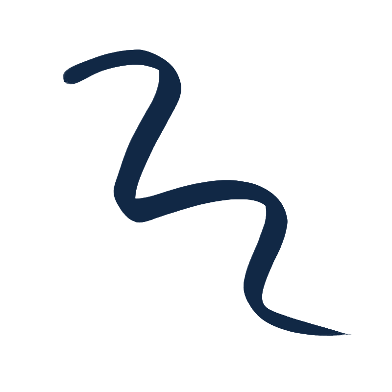 Blue wavy line illustration