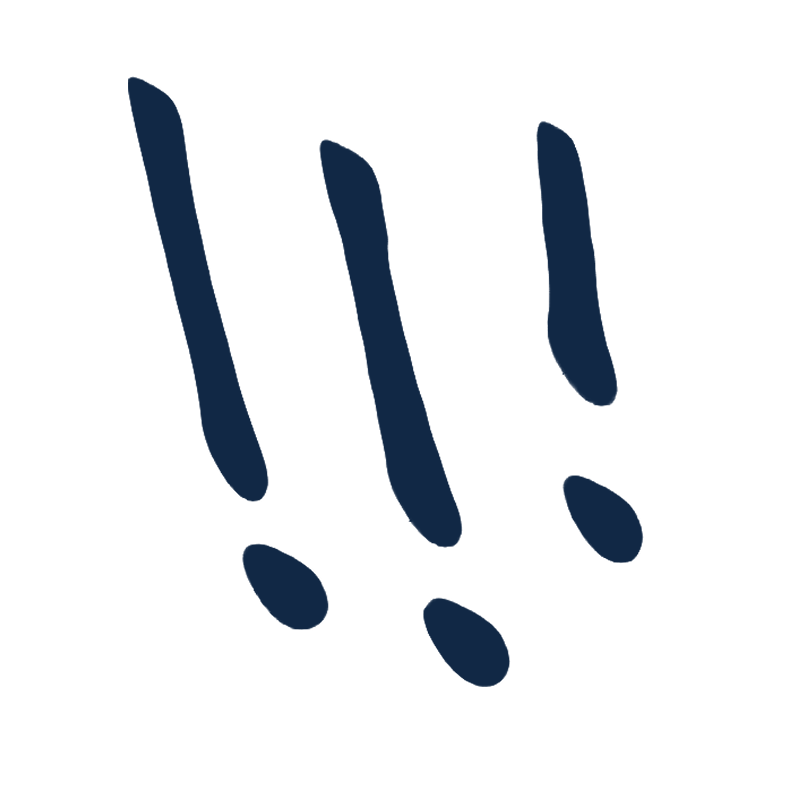 Illustration of 3 exclamation marks