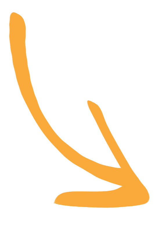 Orange arrow illustration