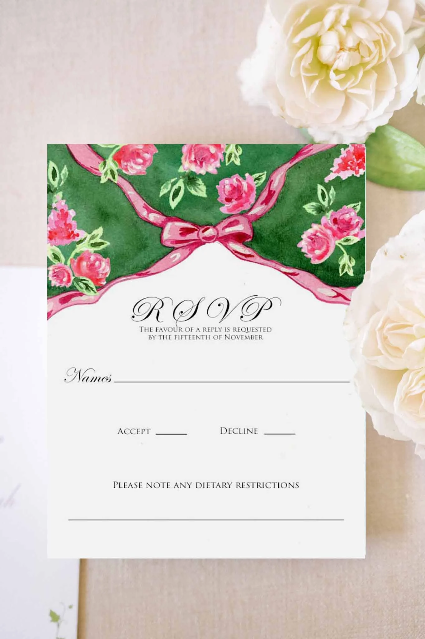 Greenbrier RSVP Card 3