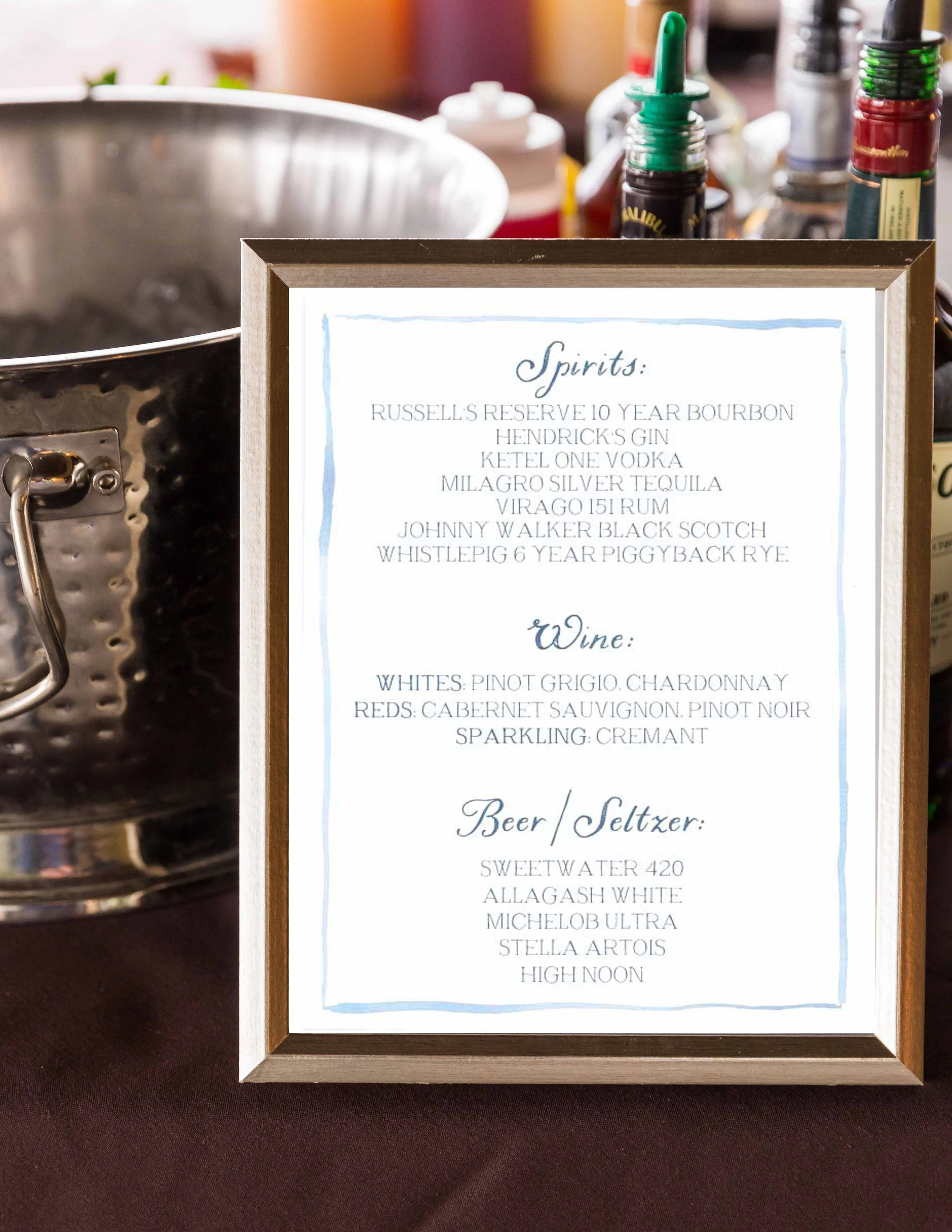 Bar Menu 4