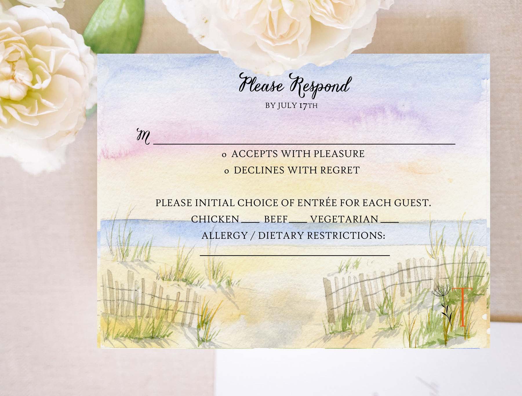 Massachusetts RSVP Card 6