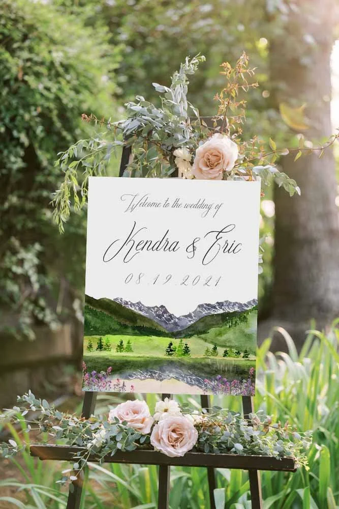 Welcome sign colorado wildflowers photo.jpg