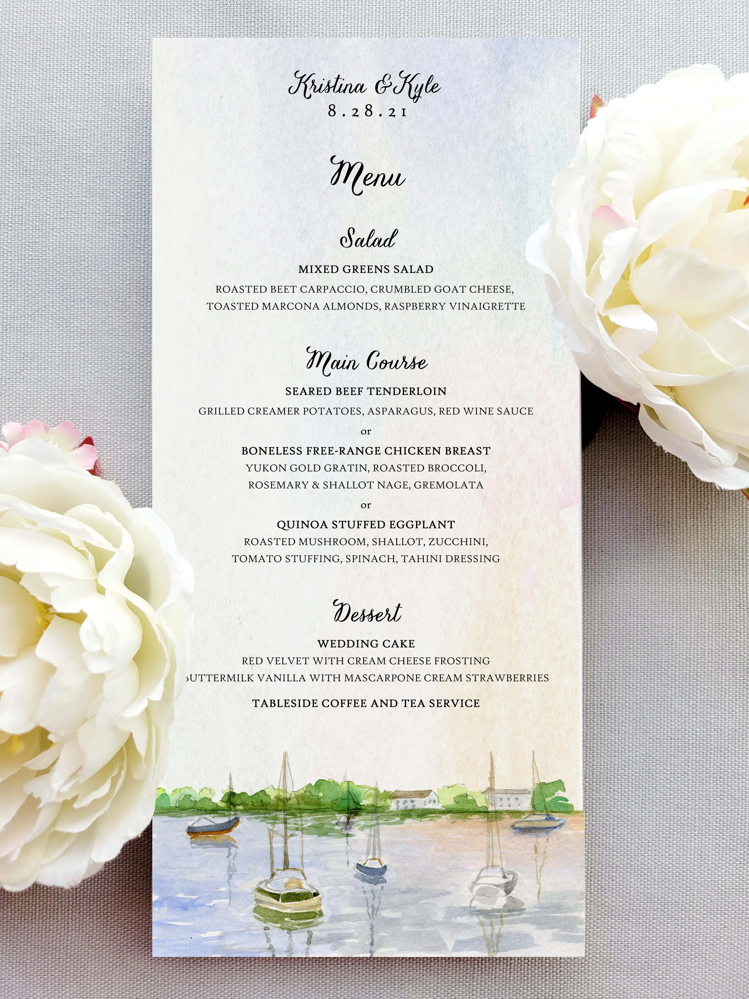 Massachusetts Menu 1